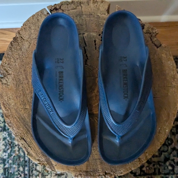 Birkenstock Honolulu Essentials Eva Sandals Blue Size 6 Waterproof - Picture 2 of 6